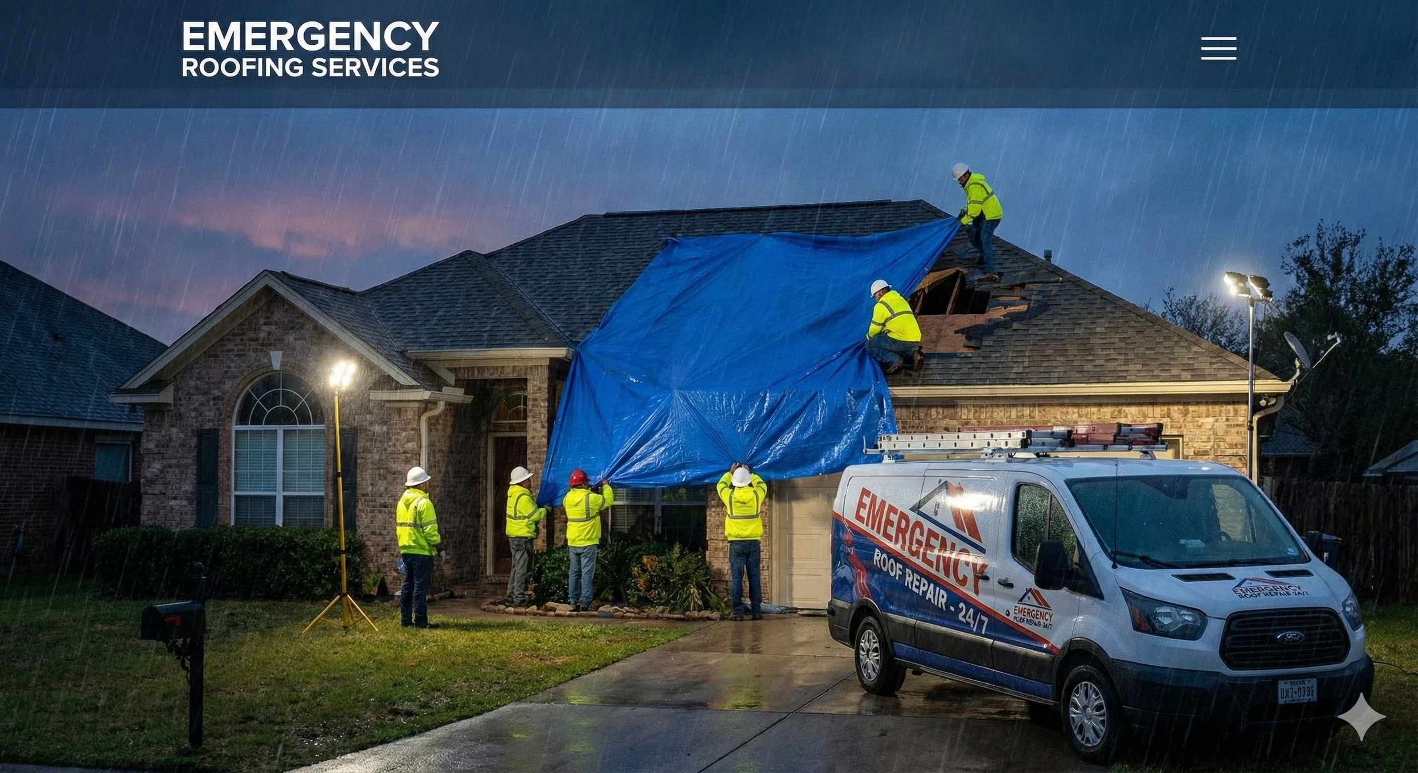 24/7 emergency roofing solutions by Broadway Roofing