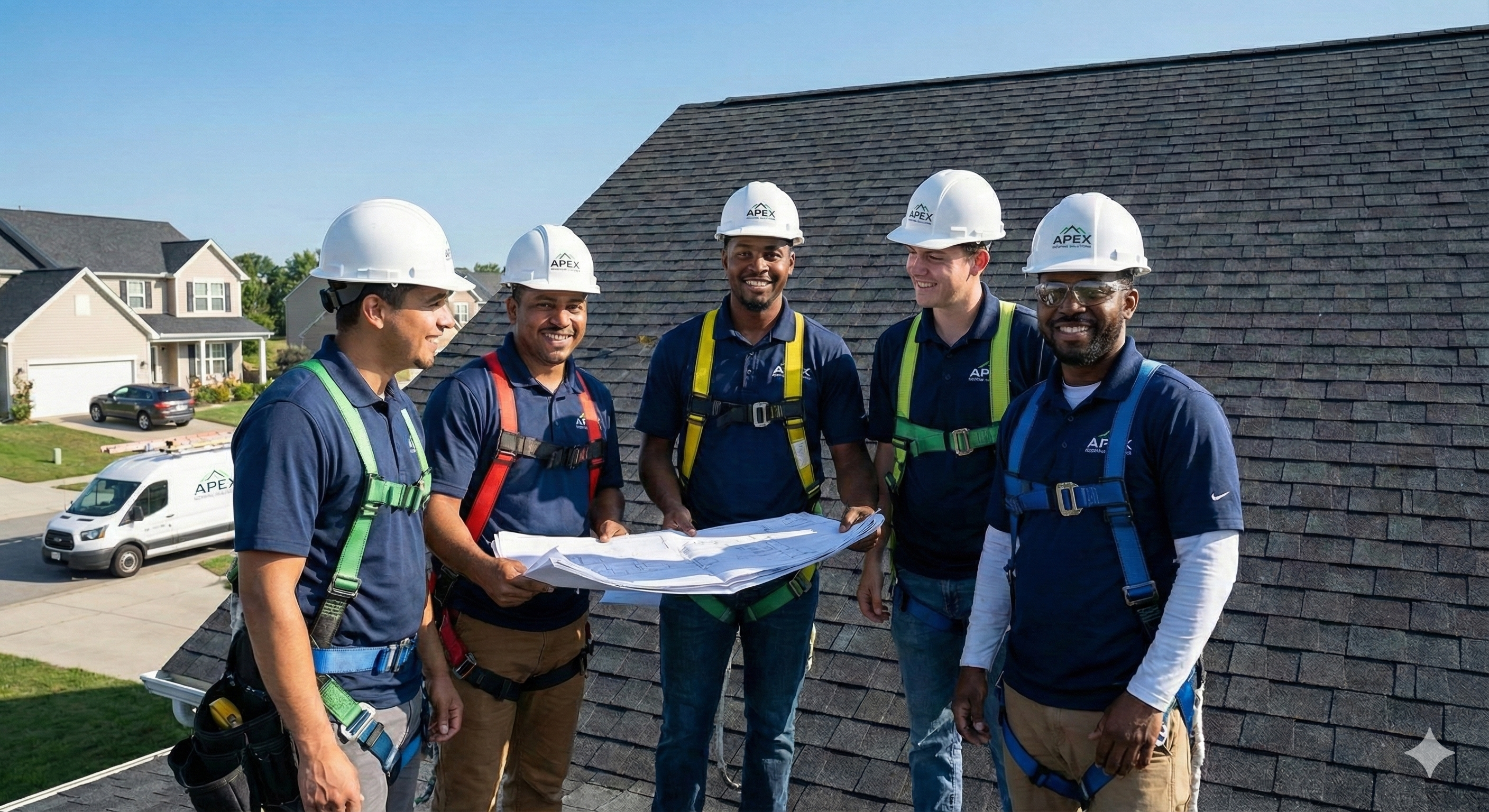Broadway Roofing professional team members