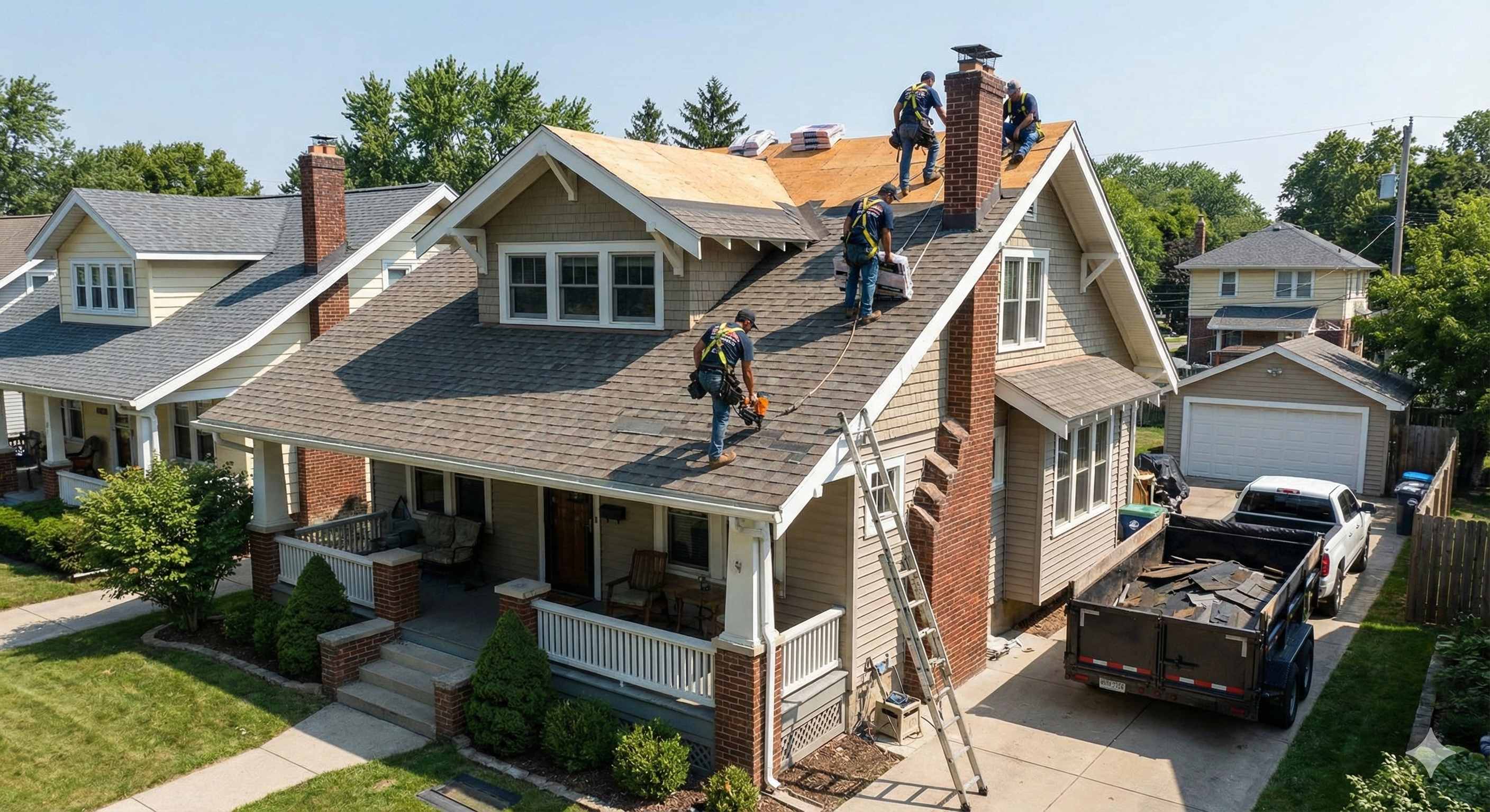 Broadway Roofing professional team installing quality roofing in Los Angeles
